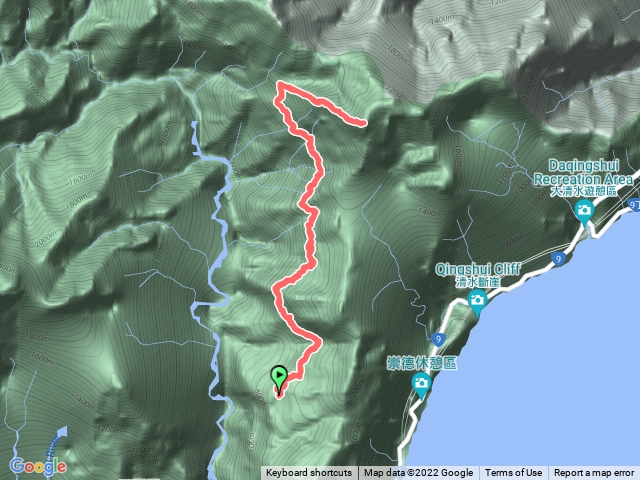 彩虹屋到清水大山往返