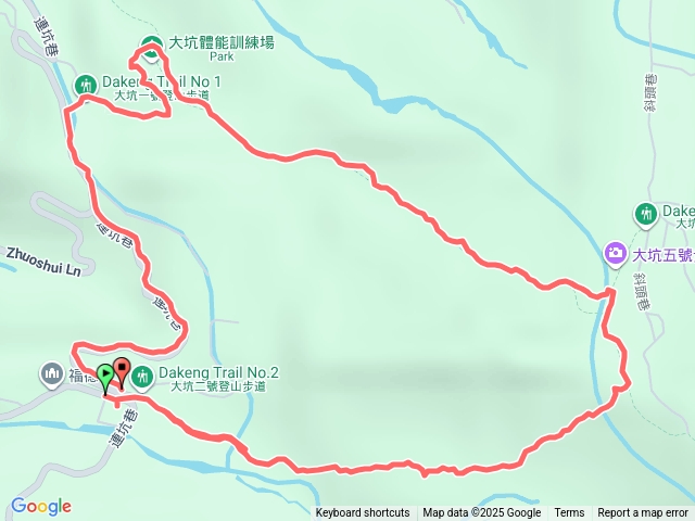 大坑2號接1號環狀預覽圖