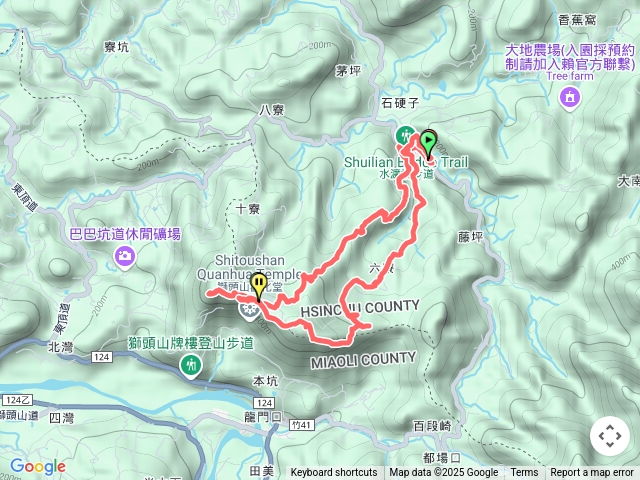 獅山、九九、六寮、水蓮橋