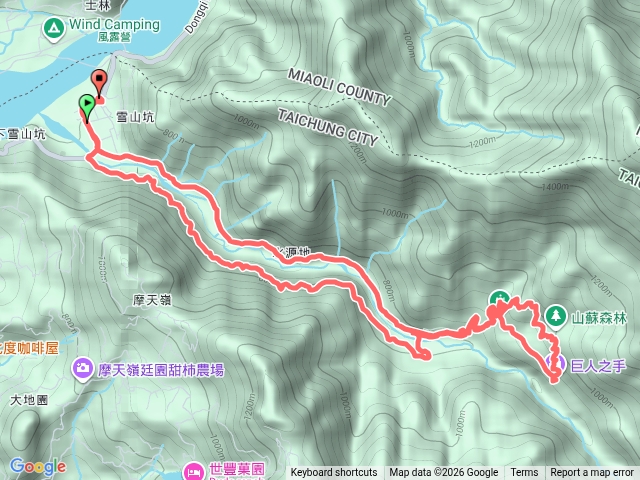 雪山坑巨人之手