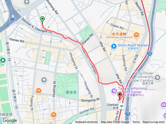 士林健走GPX預覽圖