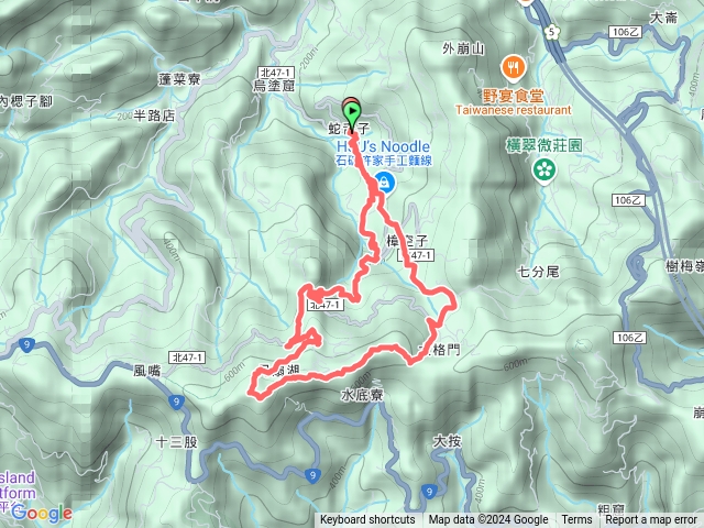 20241207石碇四分子古道粗坑崙大格門O形