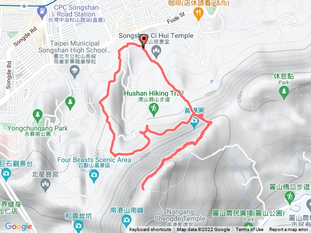 九五峰虎山環狀縱走