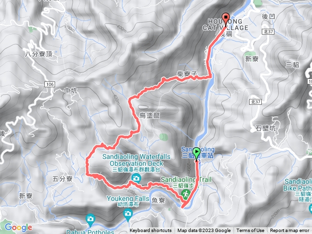 三貂嶺越嶺猴硐-三貂嶺-合谷-魔天-琵琶瀑布-猴硐站