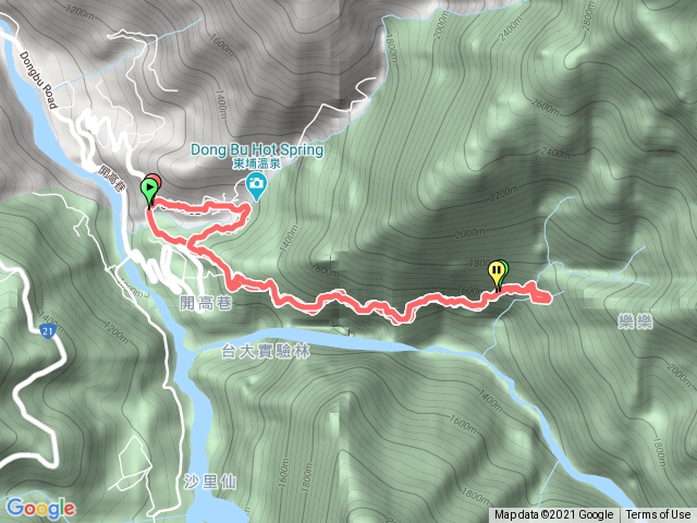 東埔吊橋至龍雲瀑布健走
