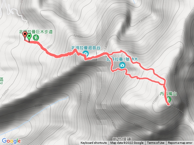 北得拉曼連走內鳥嘴山