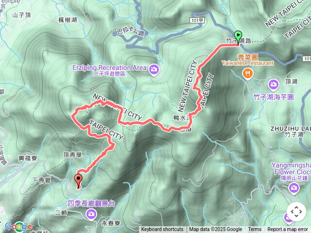 陽明山大縱走西段