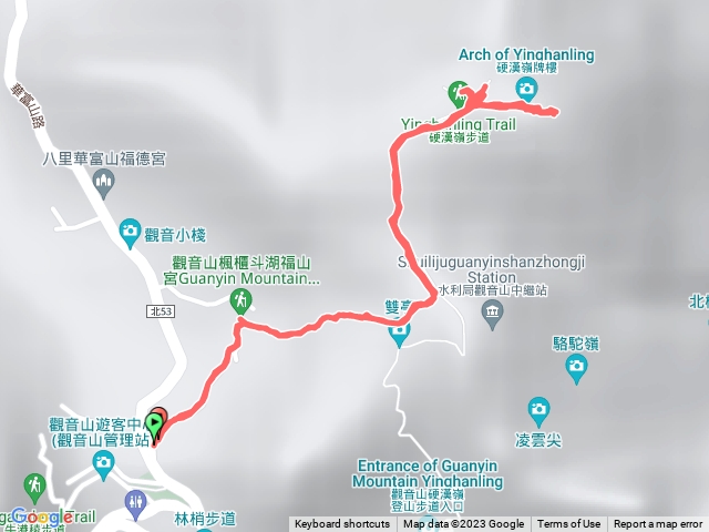 觀音山楓櫃斗湖步道