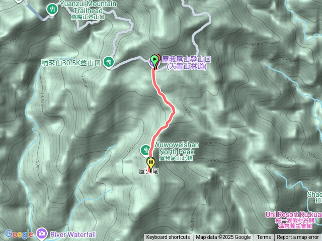 20250927_屋我尾北登山口（大雪山）