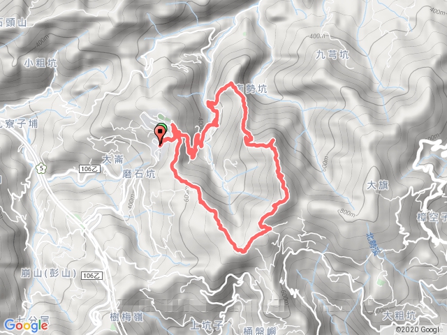 華梵大學連走小尖山、人頭面山、鑽石峰、南勢坑山、石碇大崙