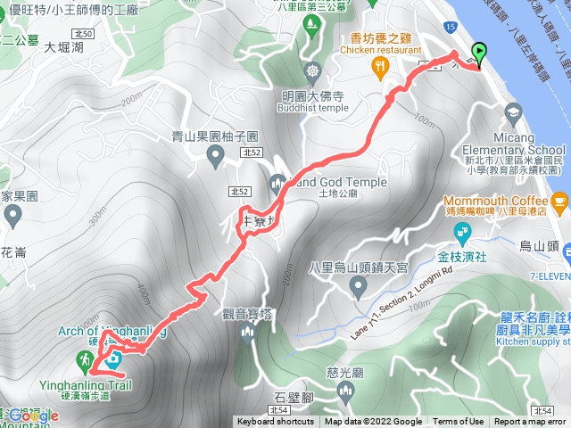 八里上觀音山硬漢領