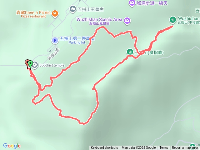 五指山-中指-捷徑左轉預覽圖