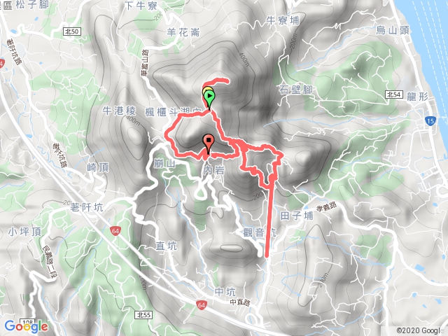 觀音山8字型縱走低