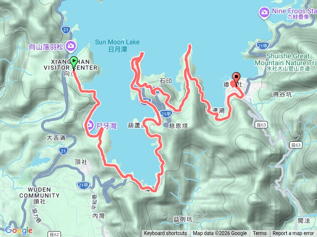 日月潭環湖預覽圖