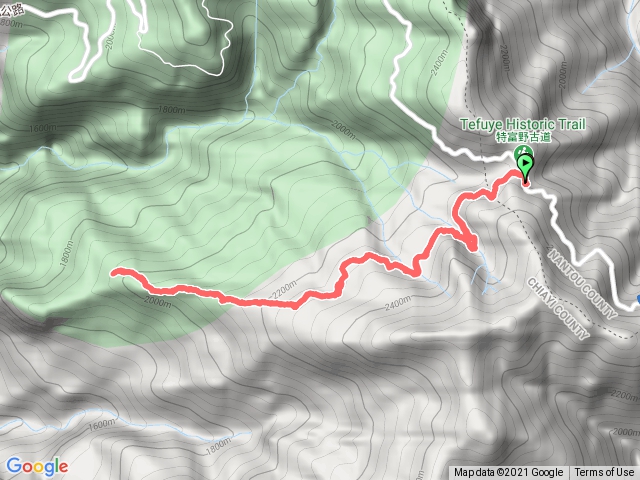特富野古道自忠登山口