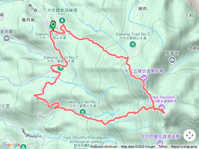 台中大坑1、5（到三角點）、3號步道