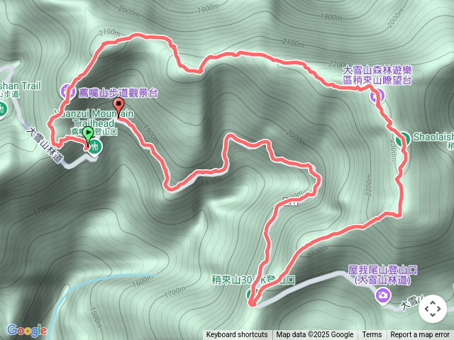 鳶嘴上稍來下30.5k