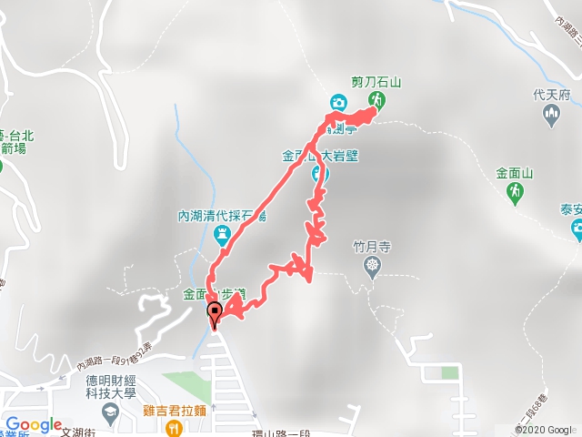 金面山步道（剪刀石山）