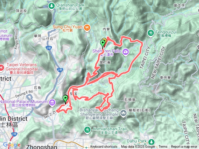 2025MERRELL建行嘉年華20和30公里路線