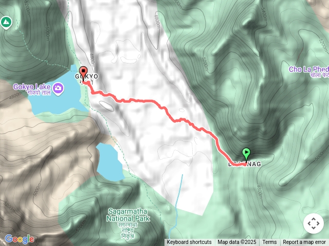 塘那 to Gokyo Lake