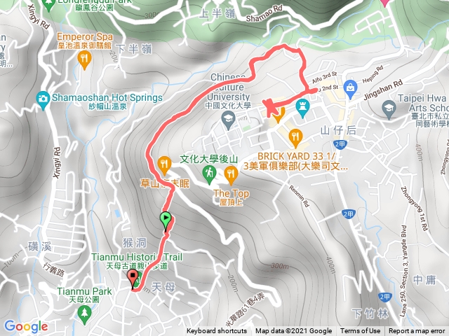 天母古道健行