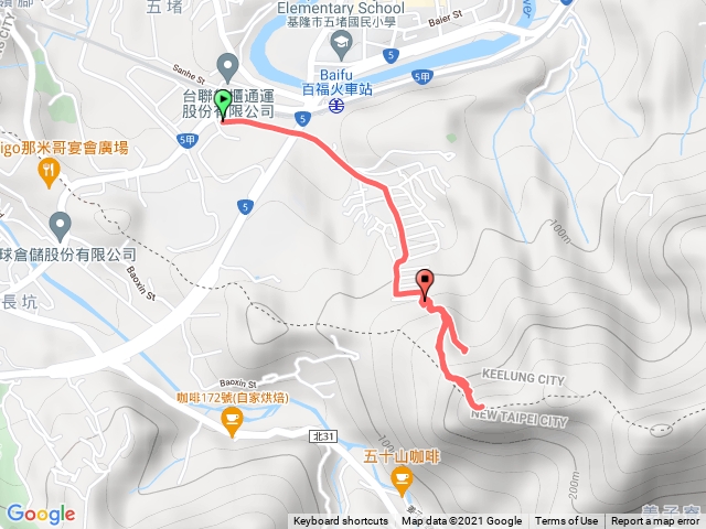 七堵石門山