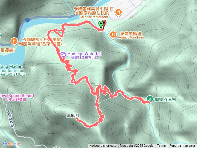 唐麻丹山攻頂蝴蝶谷