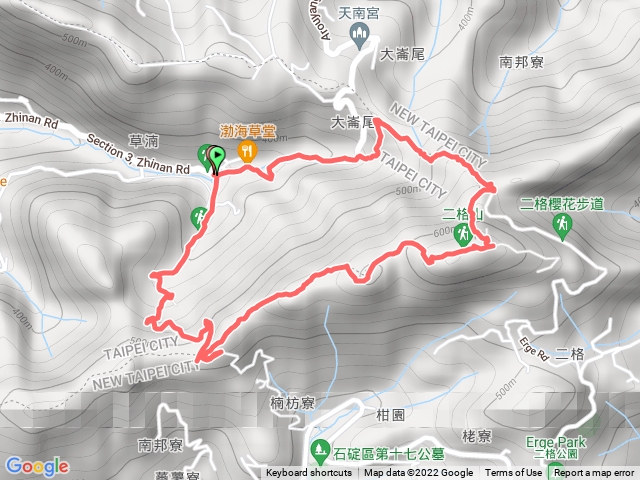 草湳大榕樹二格山O形路線
