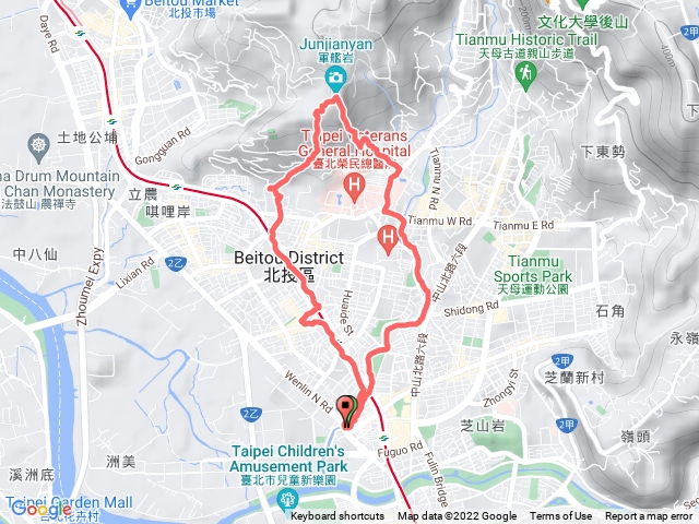 磺溪水岸彩虹步道-軍艦岩O型