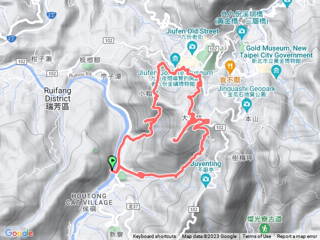 新北市瑞芳大、小粗坑古道O型
