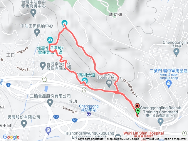 知高圳步道善光寺旁進