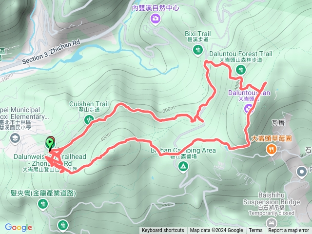 大崙頭尾山親山步道
