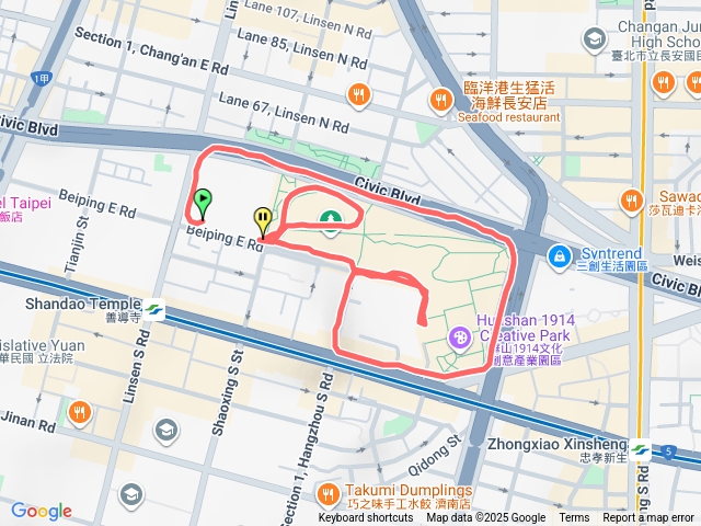 華山文創園區預覽圖