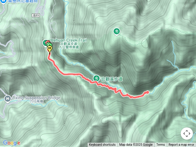 合歡溪步道健行