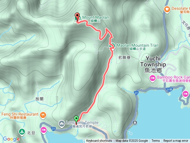 貓囒山步道(單程)