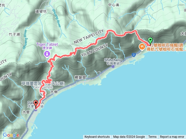 雪山尾稜南段（石城車站舊隧道口上）預覽圖