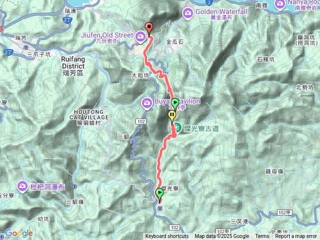 20251214貂山、百二崁、樹梅坪古道連走預覽圖