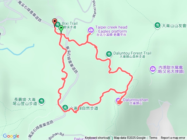 大崙頭山自然親山步道