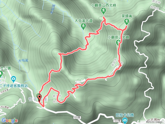 小觀音山群峰＋菜頭崙7峰O型