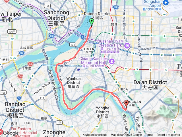 （自行車)大稻埕to公館水岸廣場預覽圖