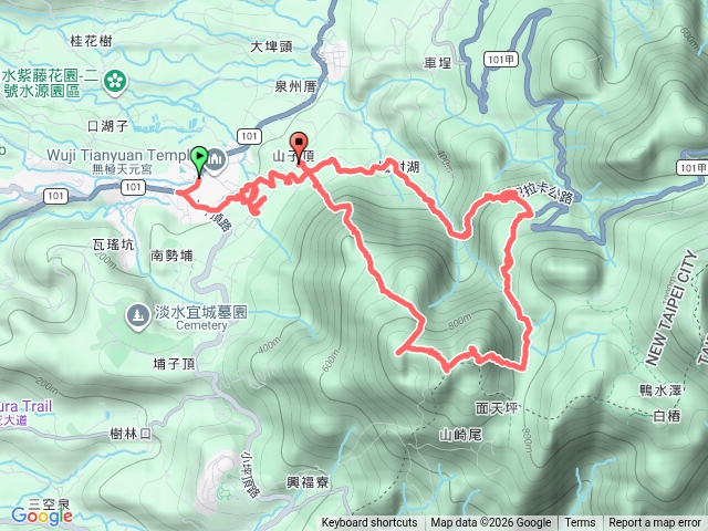 2026418（六）天元宮山仔頂步道向天池山向天山面天山面天古道楓樹湖古道天元宮預覽圖