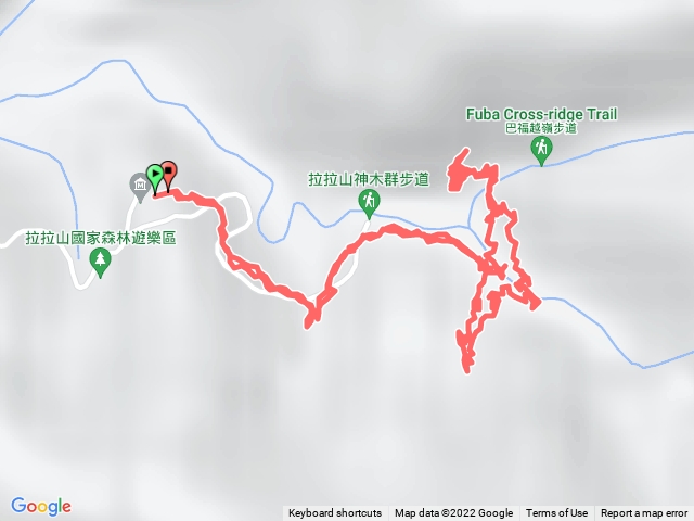 拉拉山神木步道O型