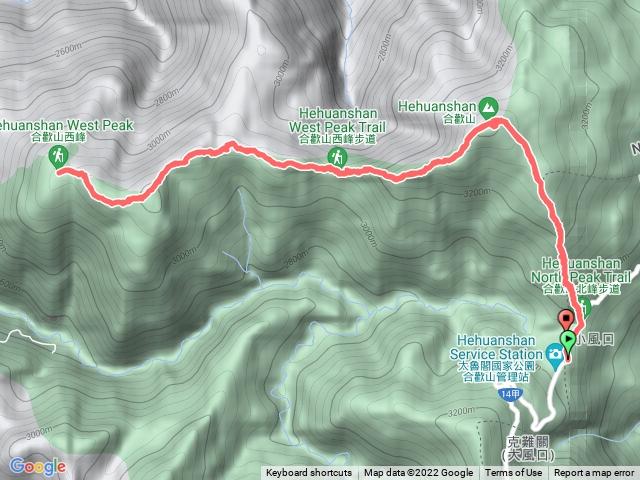 合歡山北西峰