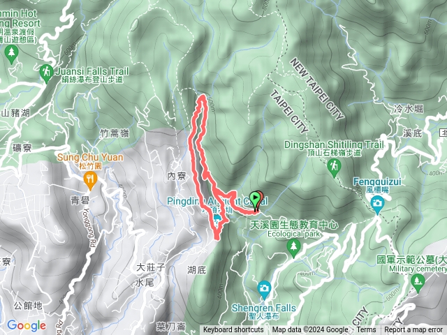 20240114頂山聚落出發-坪頂水圳-內雙溪古道-瑪礁古道（切山腰路）