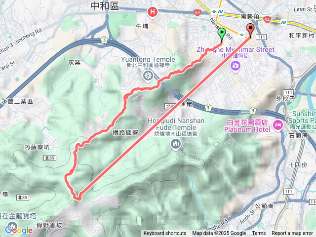 南勢角山o形
