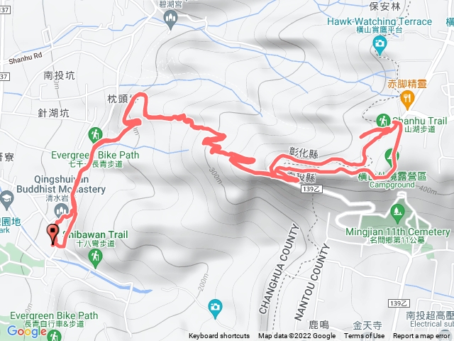 「台灣小百岳」橫山/清水岩步道O型