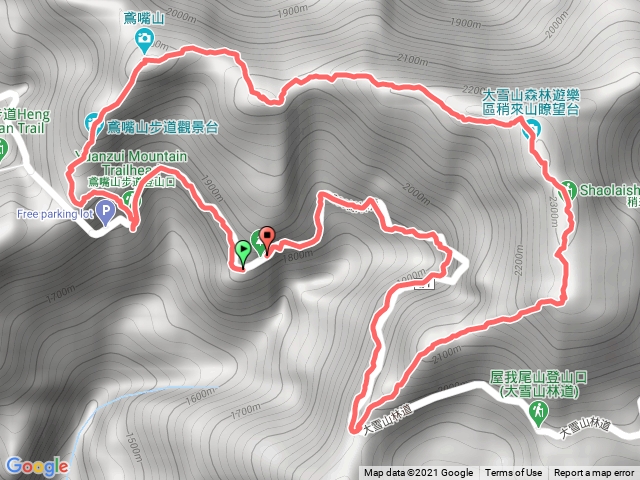 20210321 鳶嘴捎來南峰 O型環狀路線