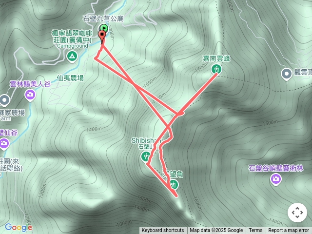 嘉南雲峰、石壁山