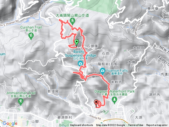 台北小溪頭，大崙頭/忠勇山/圓覺瀑布