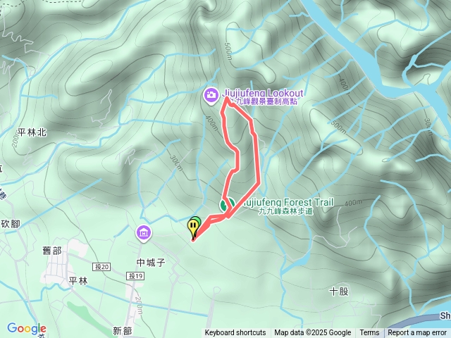 九九峰森林步道南去北回